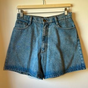 Los Angeles Apparel High Waisted Denim Shorts